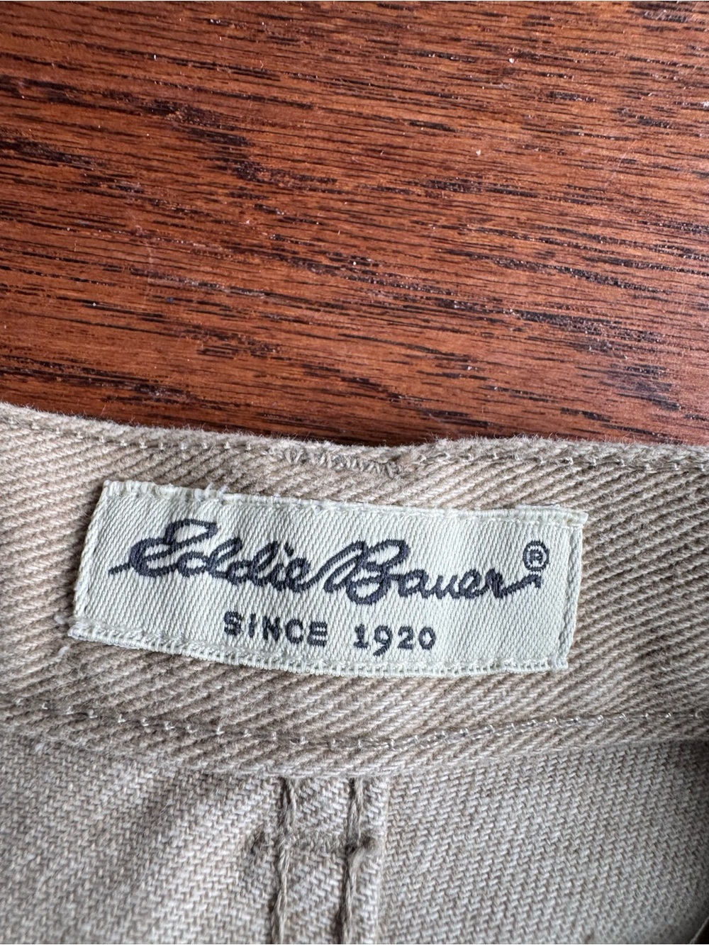 Eddie Bauer Tan Denim Long Skirt - Picture 8 of 12